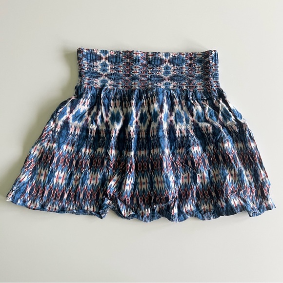 Joe B Blue and Pink Tie Dye Mini Skirt, Medium - Picture 4 of 6